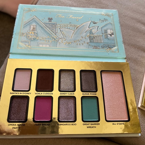 Too Faced Eyeshadow Palette - Vibrant Pinks blues browns and more 6 or of lashes - Picture 6 of 10